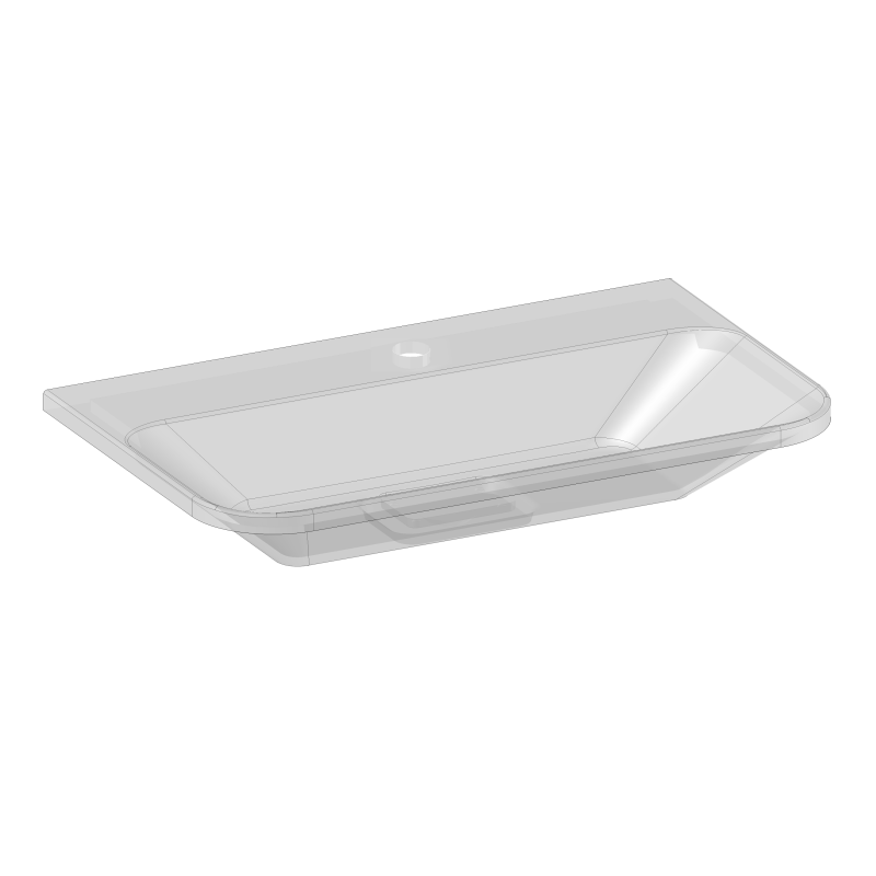 kolekcja Gloria 2.0 Umywalka dolomitowa Gloria z otworu na baterię | Sklep.devo.pl