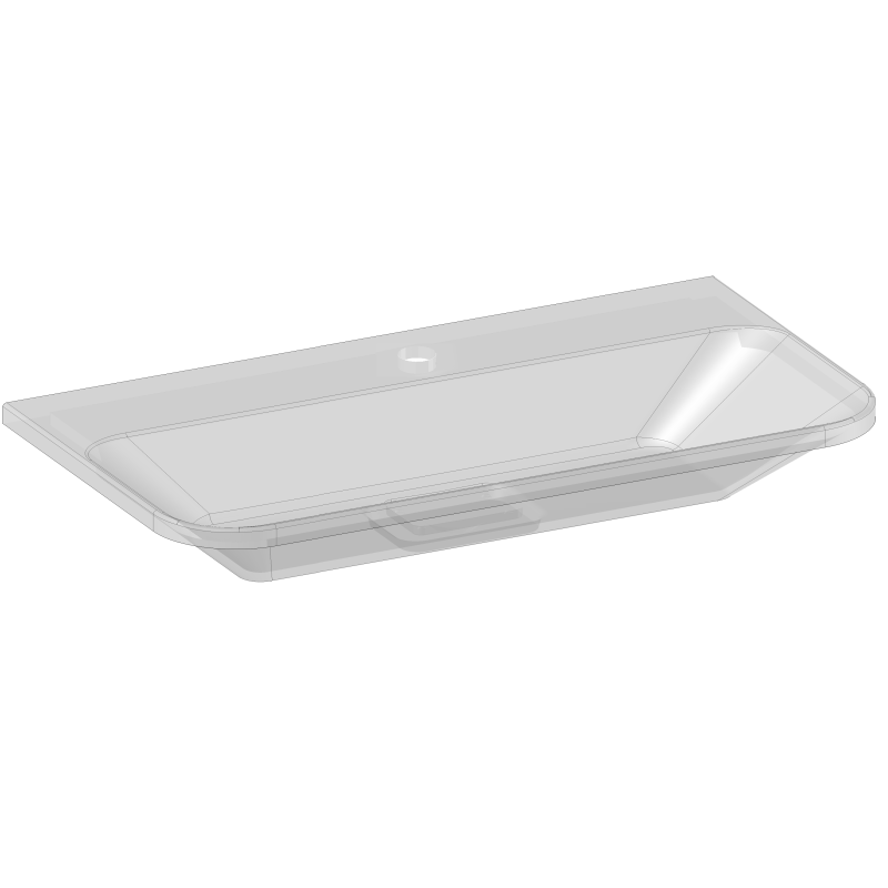 kolekcja Gloria 2.0 Umywalka dolomitowa Gloria z otworu na baterię | Sklep.devo.pl