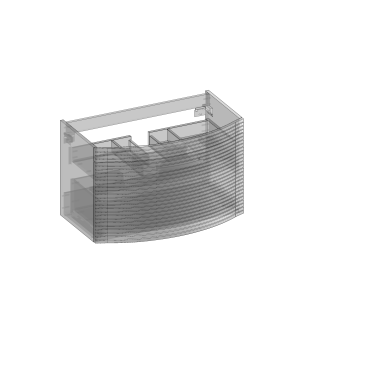 Vena Arte 2.0 szafka pod umywalkę, 2 szuflady z organizerem, ryflowane wykończenie, uchwyt dwupunktowy | Sklep.devo.pl