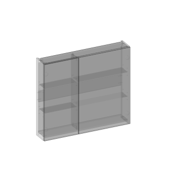 Kolekcja Vena Arte 2.0 Szafka wisząca z lustrem dwoje drzwi | Sklep.devo.pl