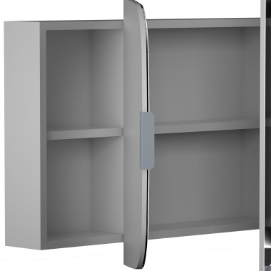 kolekcja Oval Szafka wisząca, troje drzwi z lustrem| Sklep.devo.pl