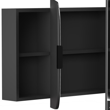 kolekcja Oval Szafka wisząca, troje drzwi z lustrem| Sklep.devo.pl