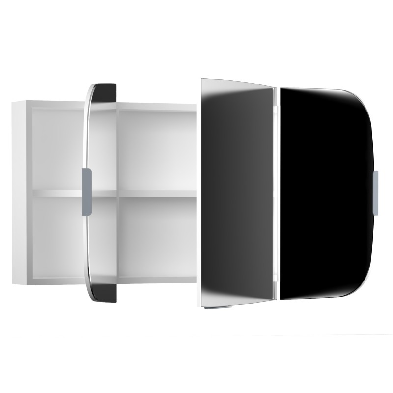 kolekcja Oval Szafka wisząca, troje drzwi z lustrem| Sklep.devo.pl