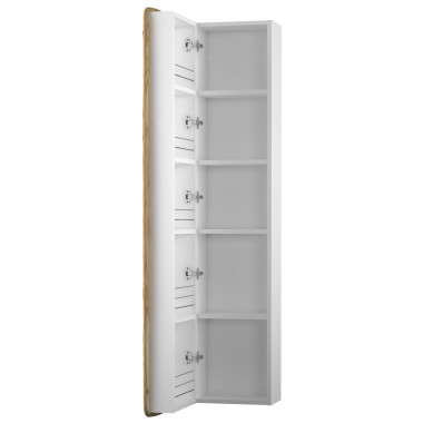 kolekcja Oval Słupek wiszący, jedne drzwi, lewy lub prawy, półki z płyty | Sklep.devo.pl