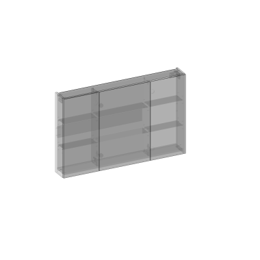 Kolekcja Vena Arte 2.0 Szafka wisząca z lustrem troje drzwi | Sklep.devo.pl