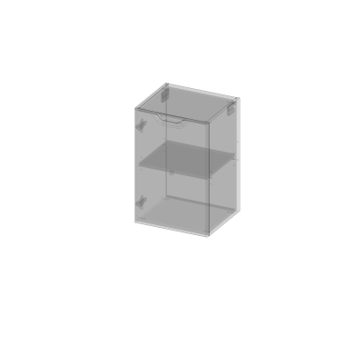 kolekcja Smart Półsłupek wiszący pod blat, jedne drzwi, lewy lub prawy, półki z płyty| Sklep.devo.pl