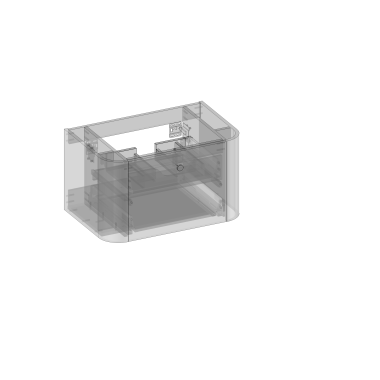 Kolekcja Gloria Style Szafka pod blat i umywalkę nablatową, dwie szuflady, wbudowany organizer, gładkie z uchwytem|Sklep.devo.pl