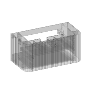 Kolekcja Gloria Style Szafka pod blat i umywalkę nablatową, dwie szuflady,wbudowany organizer,ryflowane z uchwytem|Sklep.devo.pl