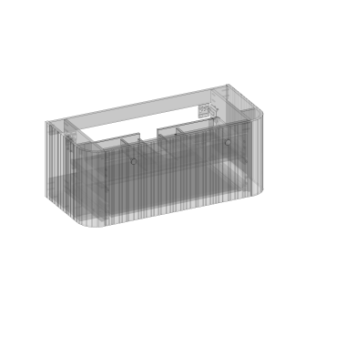 Kolekcja Gloria Style Szafka pod blat i umywalkę nablatową, dwie szuflady,wbudowany organizer,ryflowane z uchwytem|Sklep.devo.pl