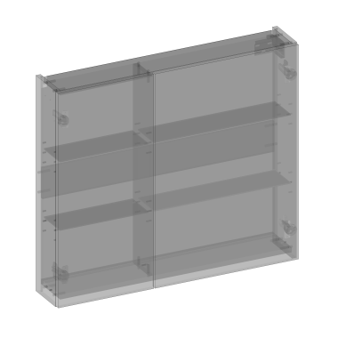 Kolekcja Vena 2.0 Szafka wisząca z lustrem dwoje drzwi | Sklep.devo.pl