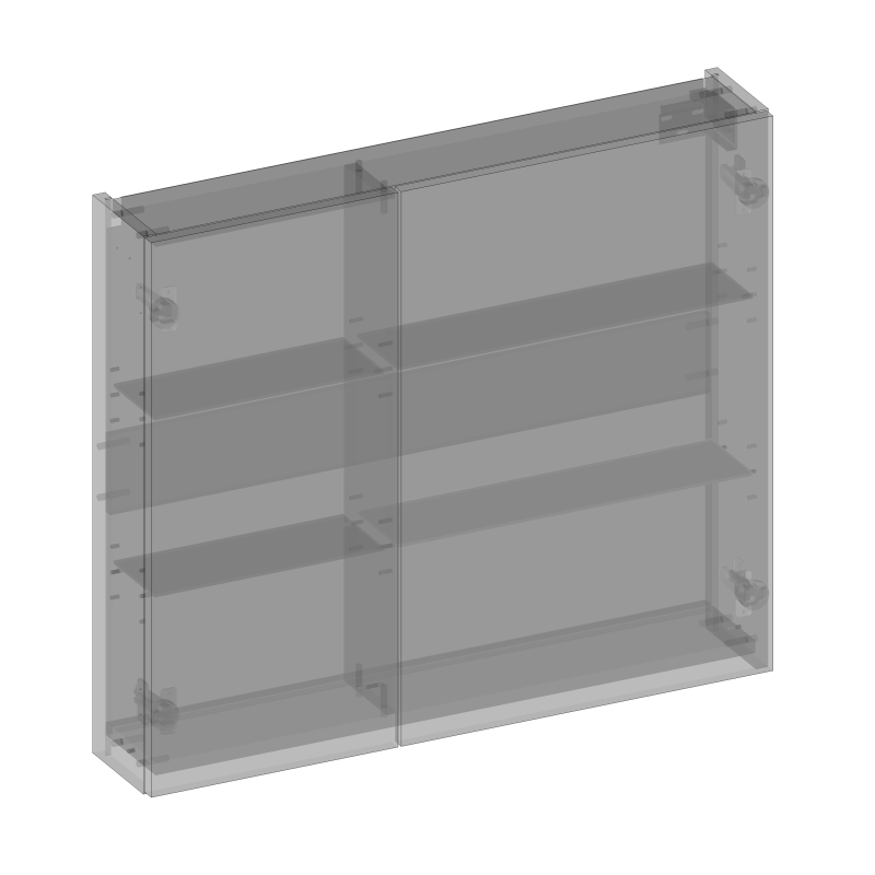 Kolekcja Vena 2.0 Szafka wisząca z lustrem dwoje drzwi | Sklep.devo.pl
