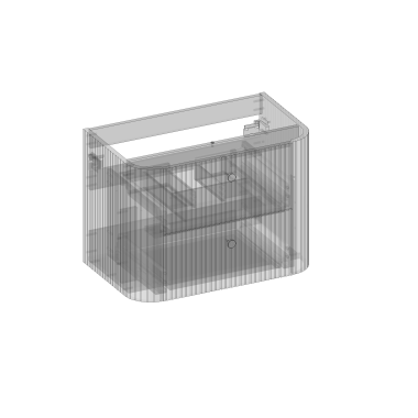 Kolekcja Gloria 2.0 Szafka pod blat i umywalkę nablatową, dwie szuflady, wbudowany organizer,ryflowane z uchwytem| Sklep.devo.pl