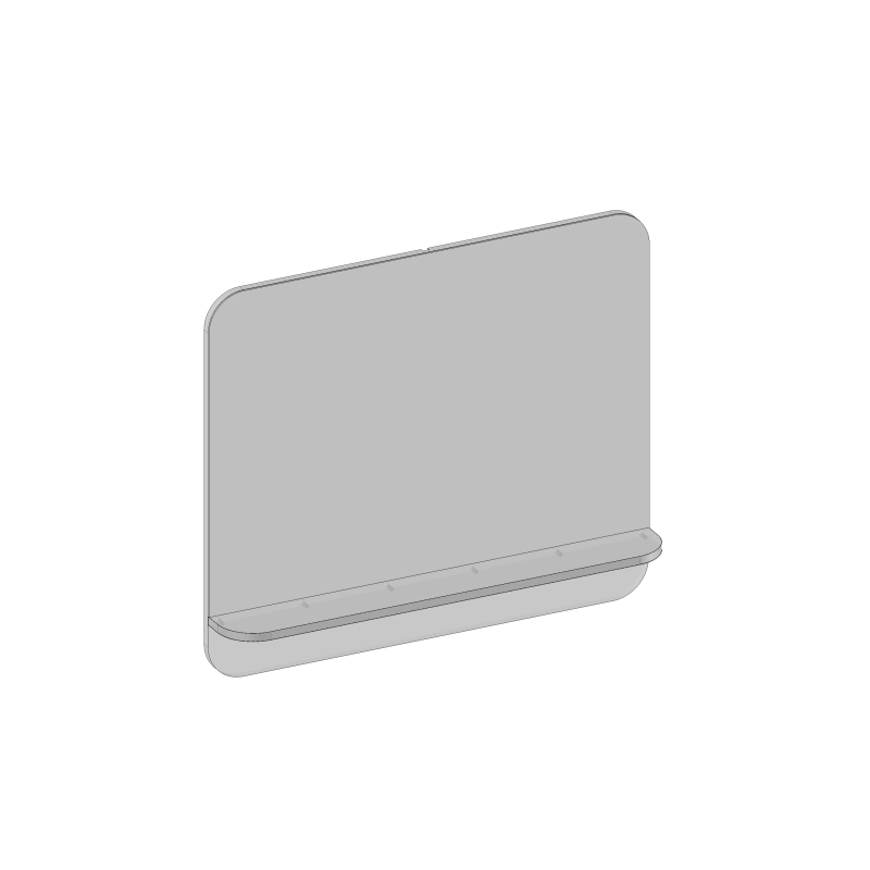 Gloria Style Lustro z półką, wykończenie gładkie| Sklep.devo.pl