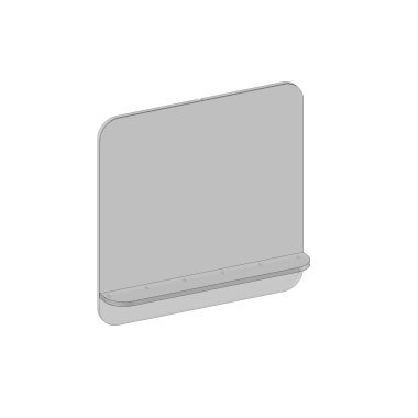 Kolekcja Gloria 2.0 Lustro z półką, wykończenie gładkie| Sklep.devo.pl